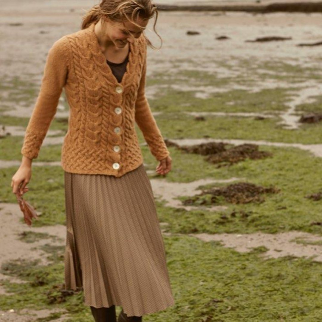 Aran Sweaters & Cardigans - Women’s Knitwear – The Donegal Shop
