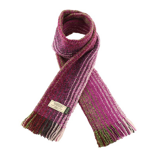 Mucros Wool Cashmere Skellig Scarf - Sunset