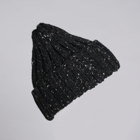 Donegal Wool Beanies Black