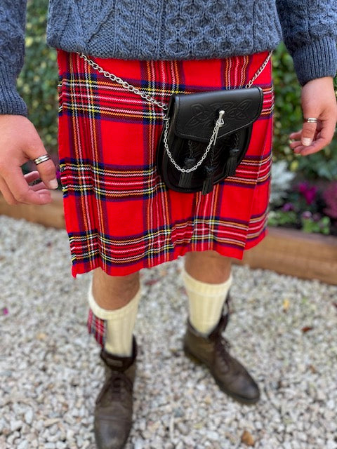 Celtic Leather Sporran – The Donegal Shop - Main Image