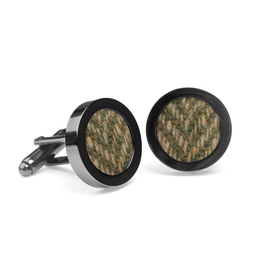 Orwell and Browne Cufflinks Chartreuse