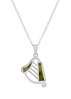 Harp Sterling Silver Necklace