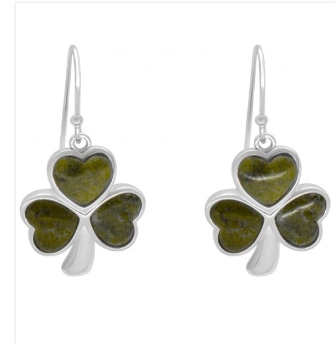Shamrock Sterling Silver Earrings