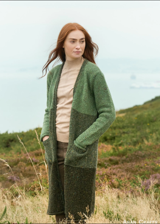Donegal Wool Edge to Edge Cardigan