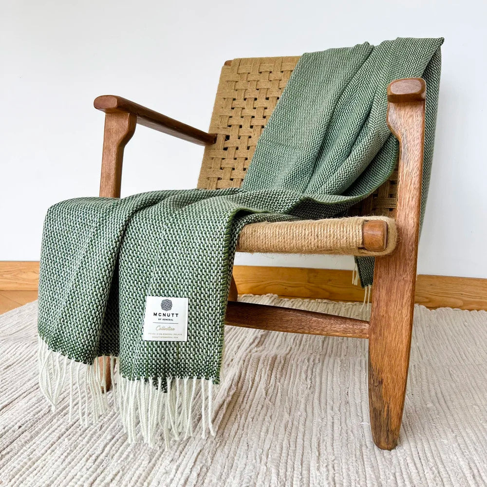 McNutt Pure New Wool Throw Chicago