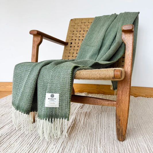 McNutt Pure New Wool Throw Chicago