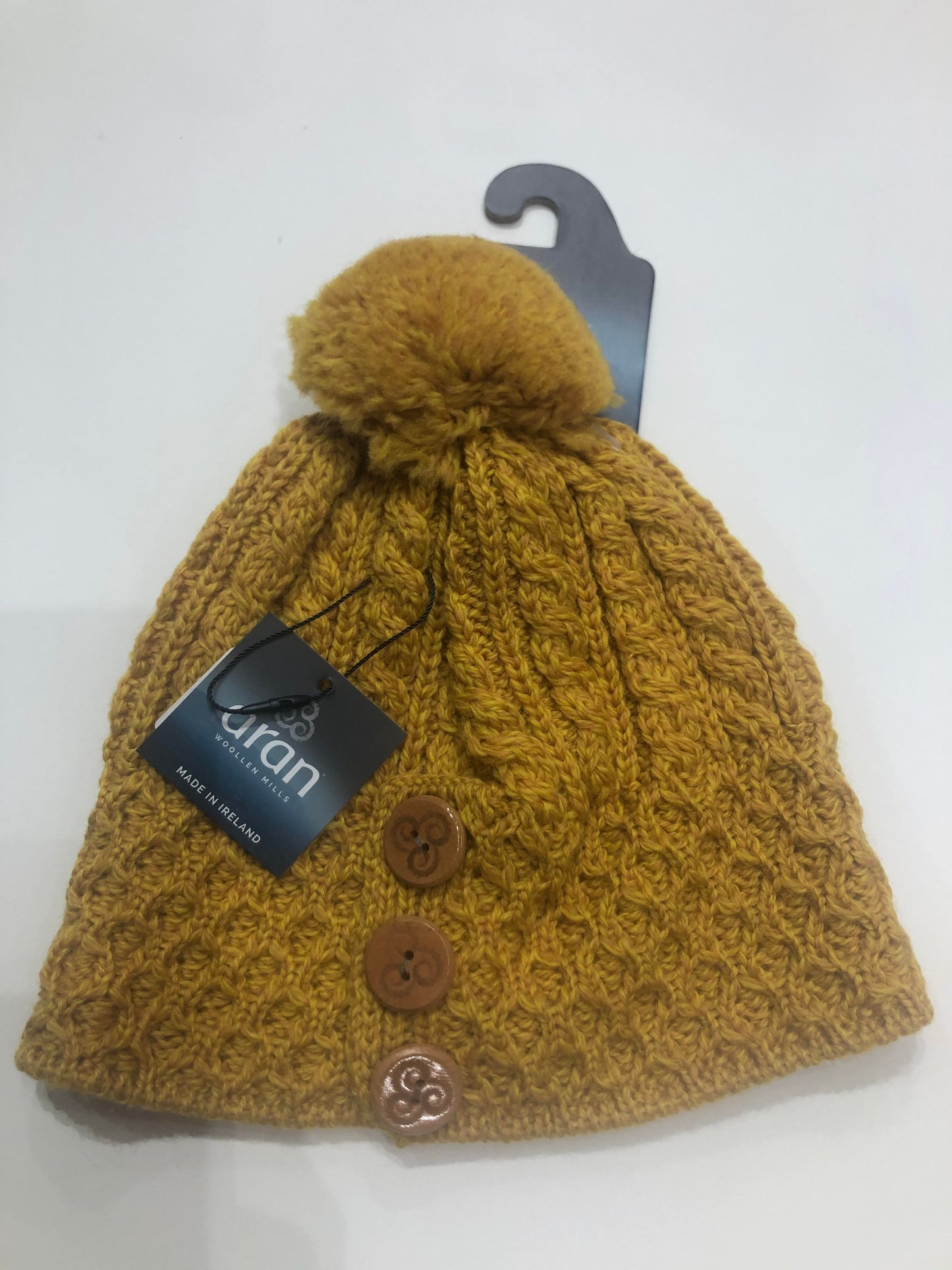 Three Button Wool Hat