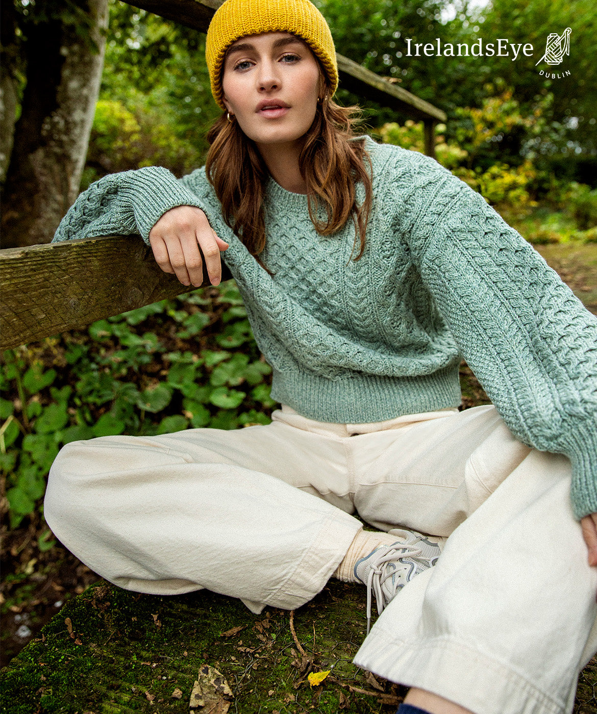 Aran Rib Knit Woolen Hat Ireland s Eye The Donegal Shop