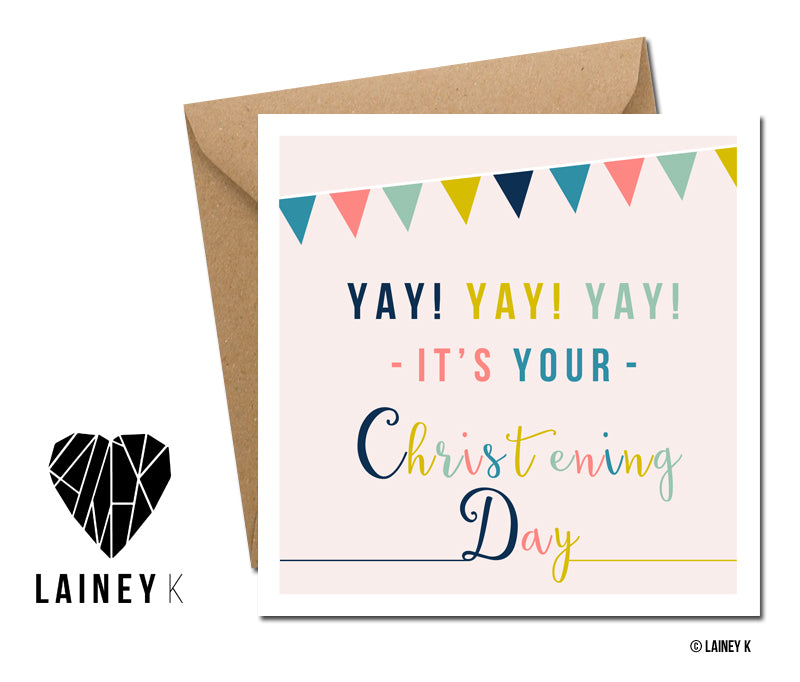 Christening Greeting Card