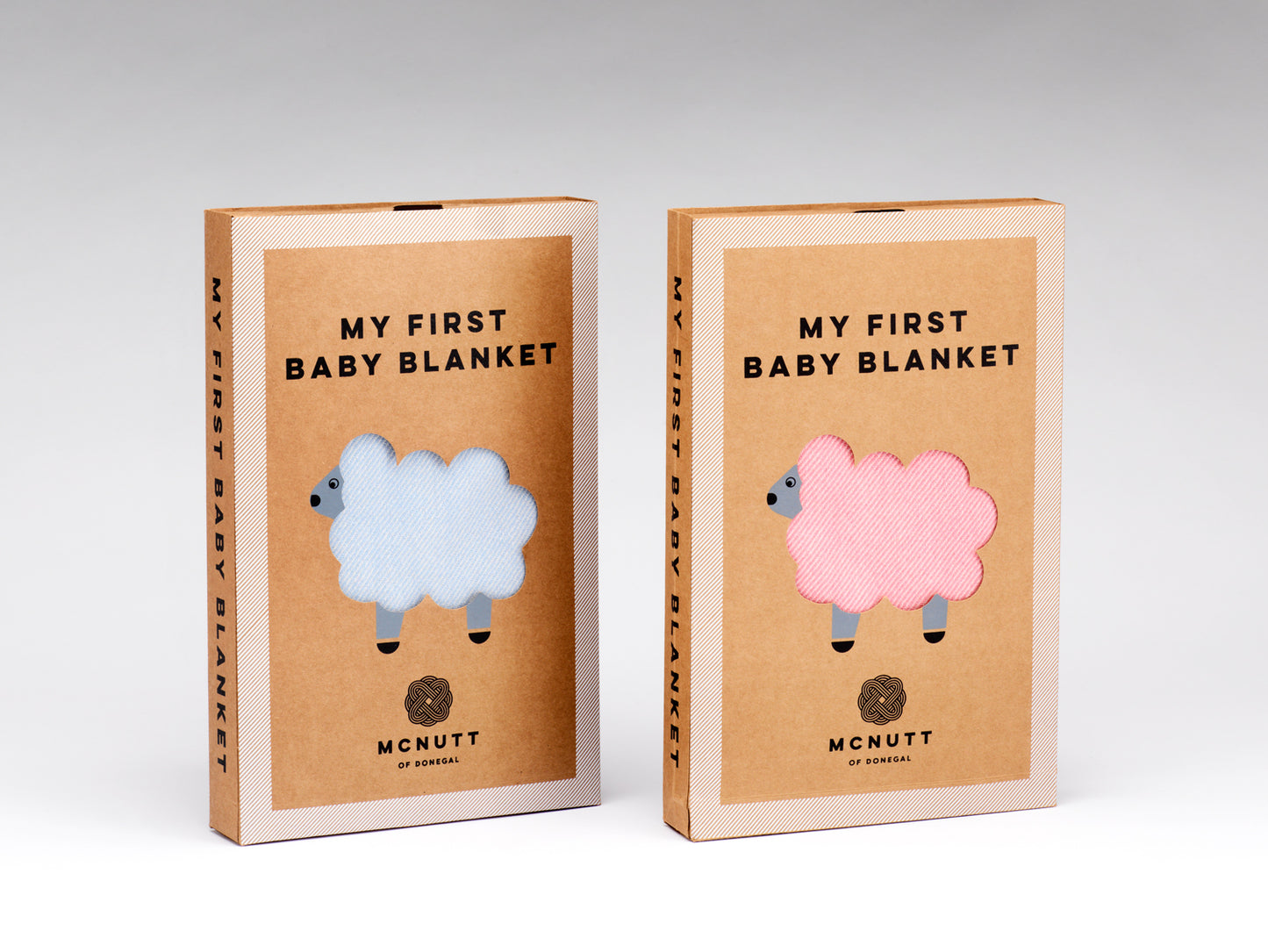 McNutt Baby Blanket Gift Box with all blankets