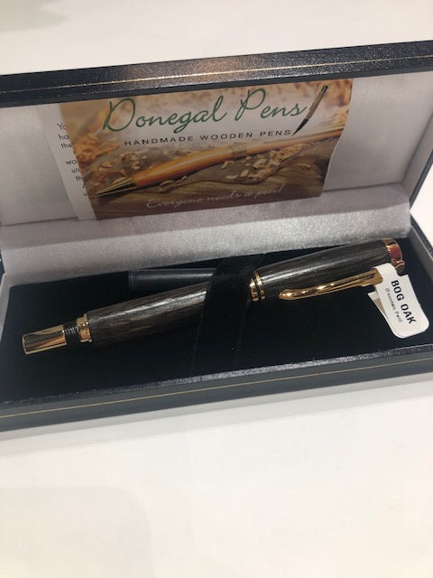 Black Fountain Pen in a Case