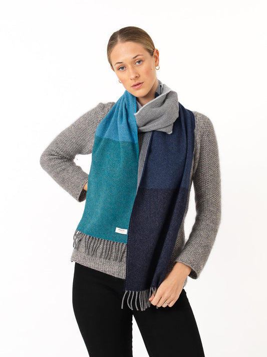 McNutt Herringbone Marine Stripe