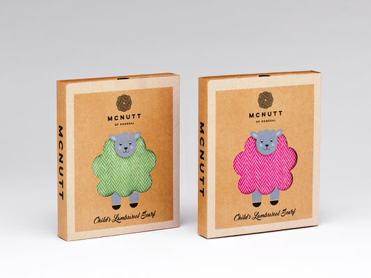 McNutt Red Childs Scarf Giftbox