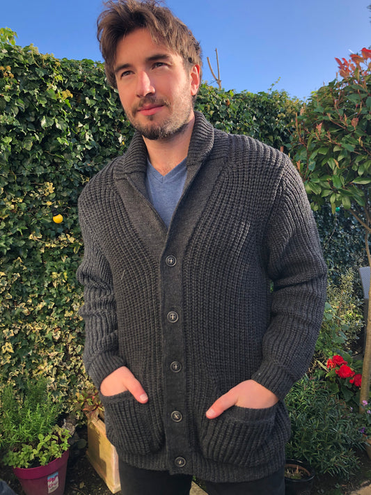 Mens Shawl Cardigan