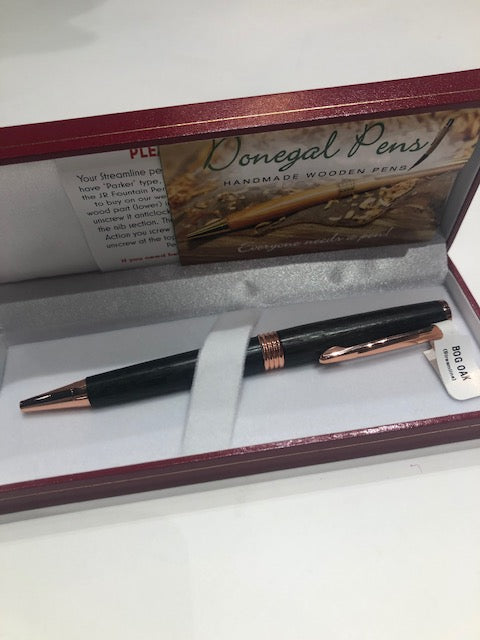 Donegal Pen Streamline Bog Oak