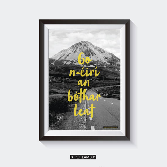 Irish Proverb Framed Print