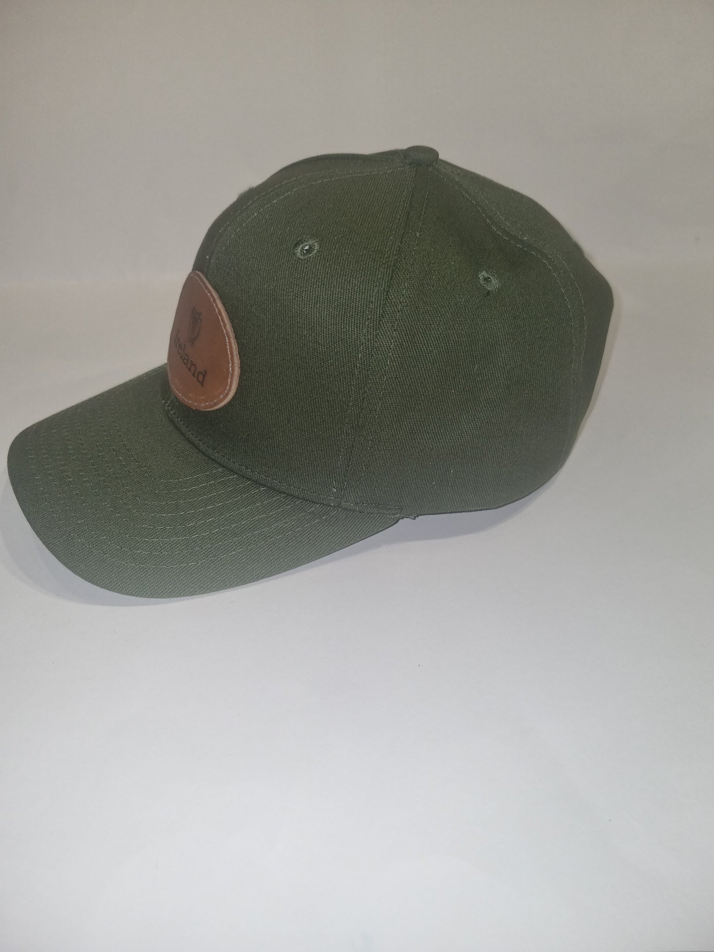 Irish Trucker Cap with Irish Leather