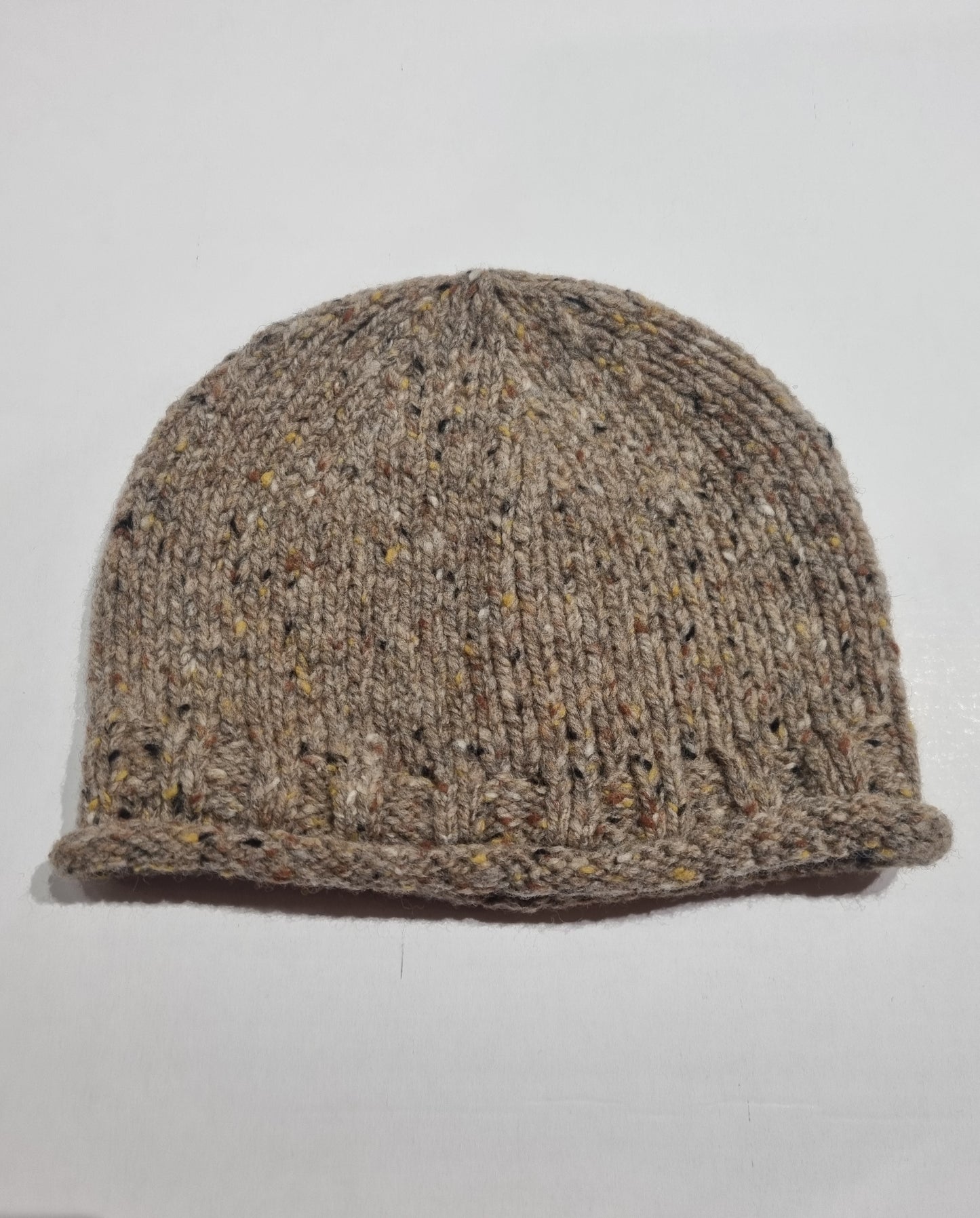 Donegal Merino Wool Beanie Oatmeal