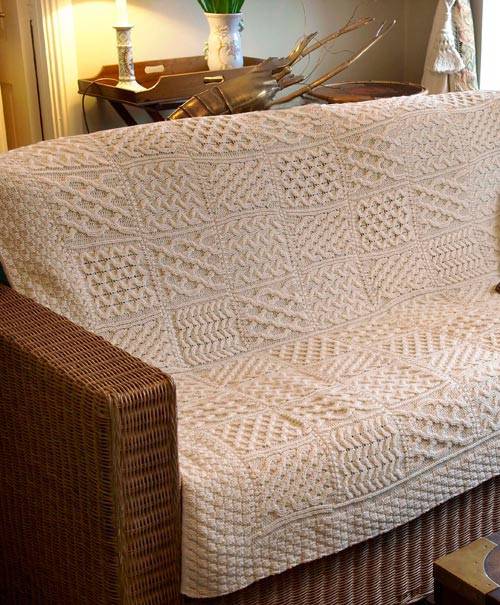 Merino Patchwork Throw