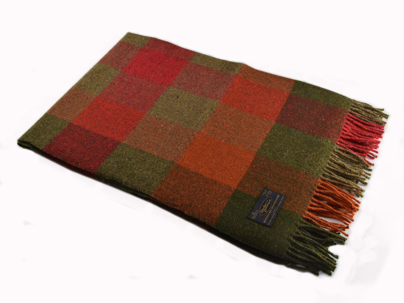 Olive Block Studio Donegal Hand Woven Throw