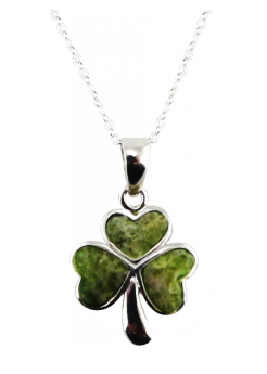 Shamrock Sterling Silver Necklace