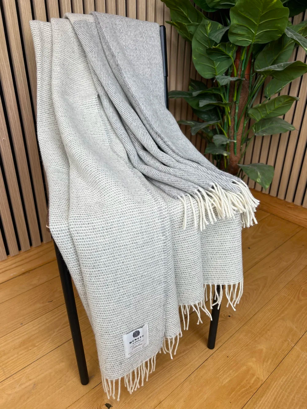 McNutt Pure New Wool Throw Chicago