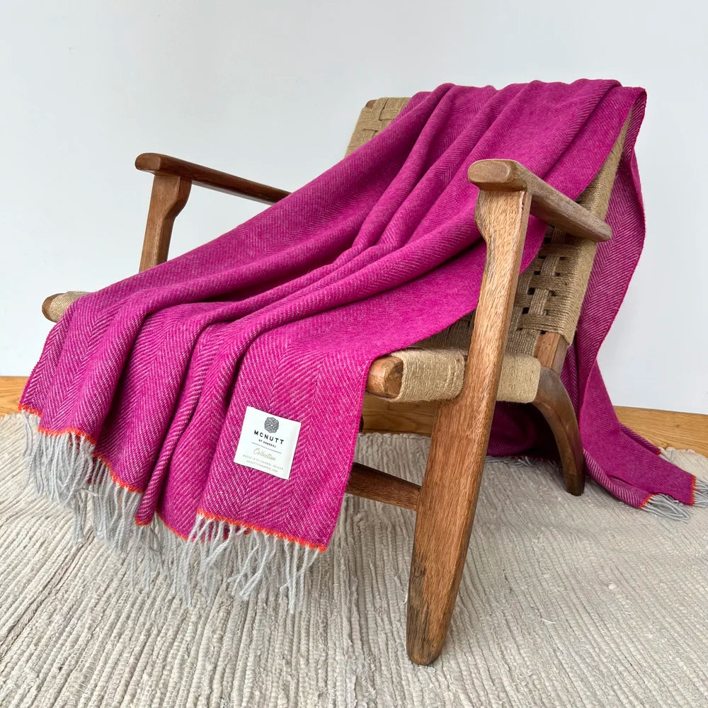 McNutt Pure New Wool Throw Belle