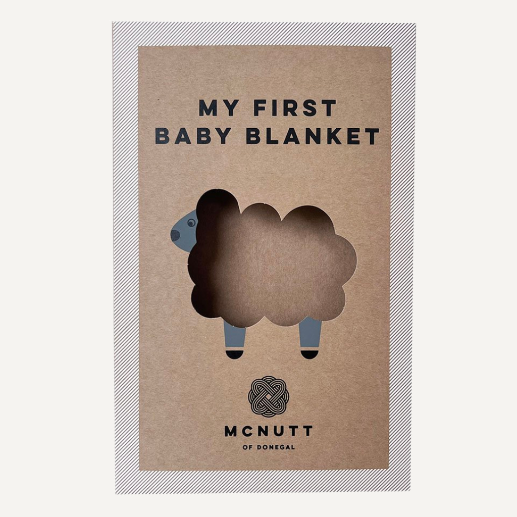 McNutt’s Under the Sea Baby Blanket gift box packaging – My First Baby Blanket presentation