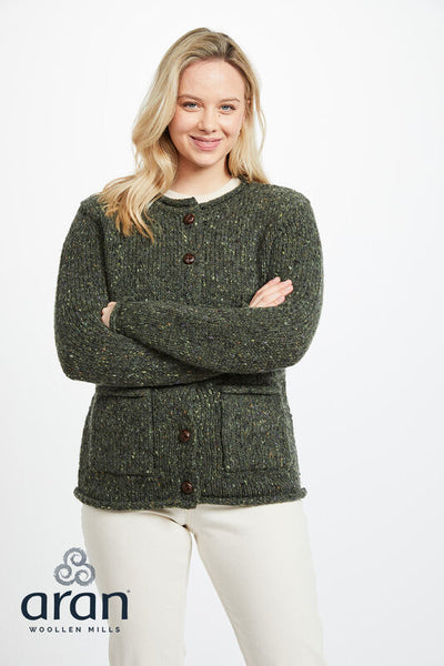 100% Soft Donegal Wool Cardigan