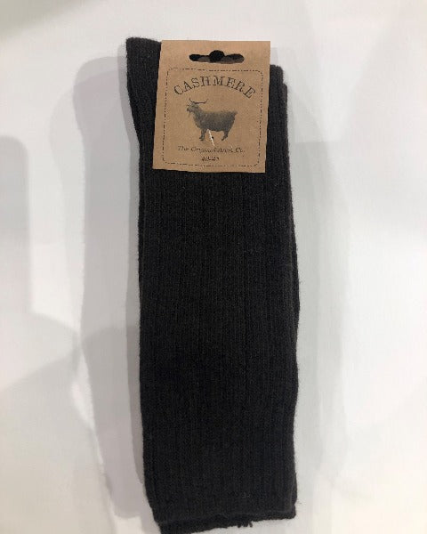 Original Aran Company Cashmere Blend Socks Brown
