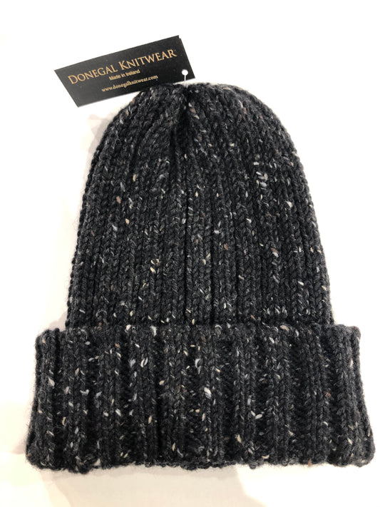 Black Woolen Beanie 