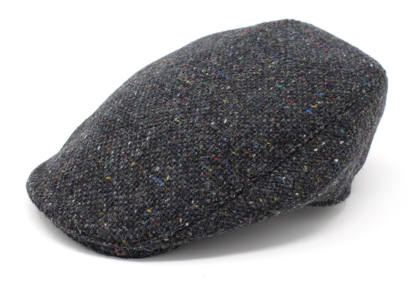 Charcoal Fleck Tweed Cap