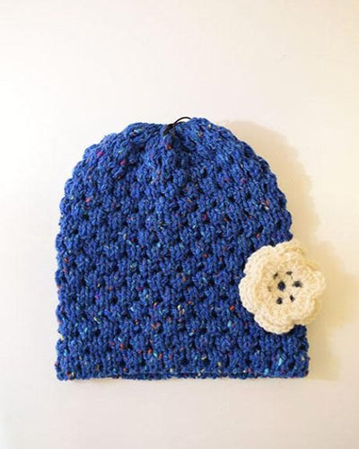 Blue Yarn Hat