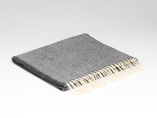 Merino Wool Scarf Grey