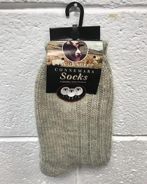 Connemara Jacob's Sheep Socks Light grey