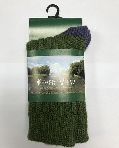 Riverview Merino Wool Socks Purple