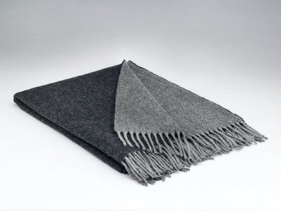 Lambwool Charcoal Scarf 