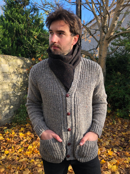 Hand Loomed Woolen Cardigan