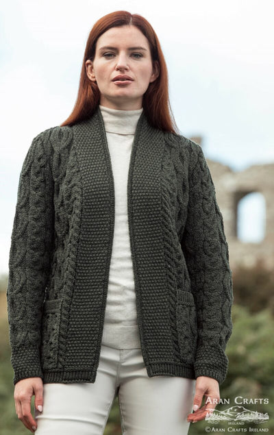 Aran Cardigan - Edge to Edge Cardigan