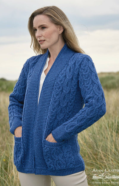 Aran Cardigan - Edge to Edge Cardigan