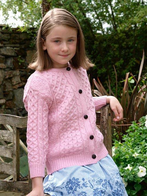 Kids Aran Cardigan