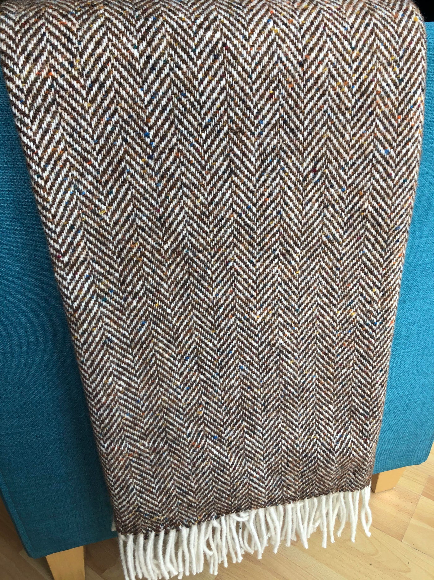 Brown Hand Woven Throw
