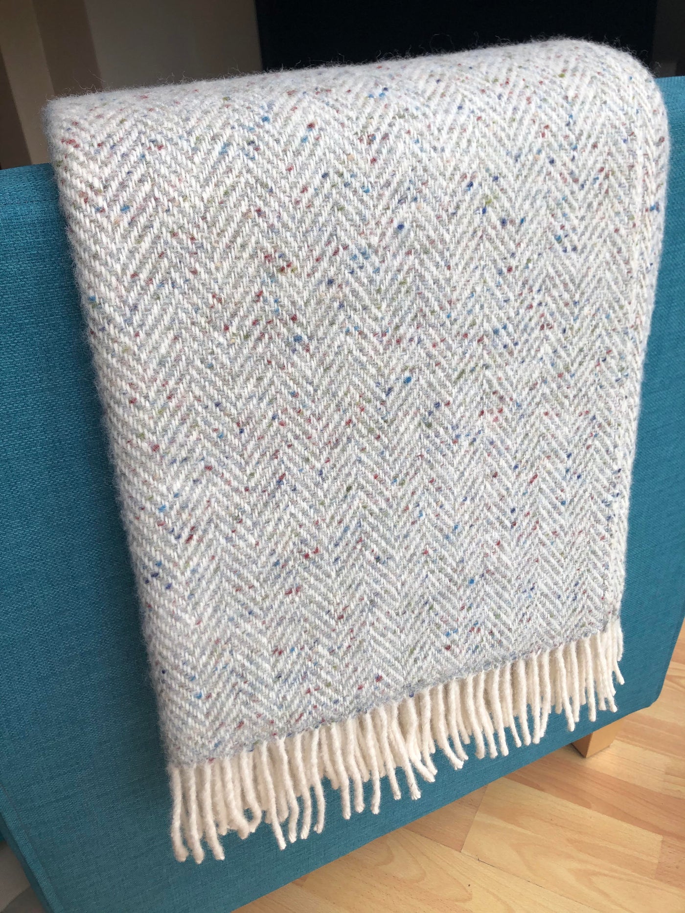 Mary Robinson Grey Hand Woven Throw