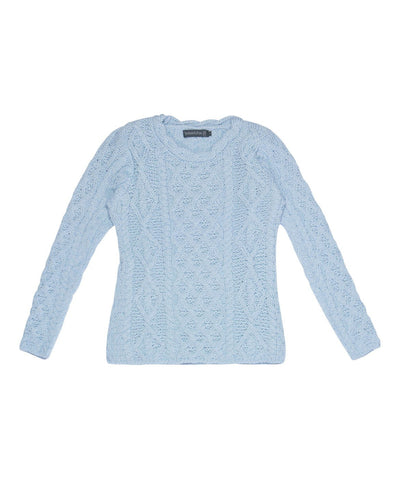 Aran Lattice Collar Sweater