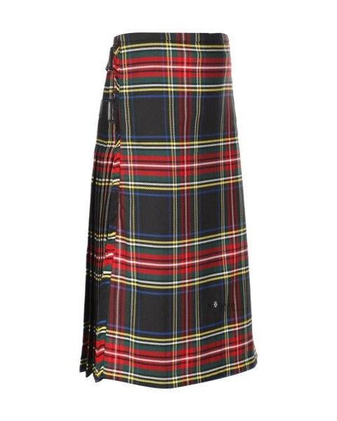 Poly Viscose Kilt Black Stewart