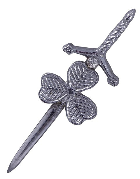 Shamrock Kilt Pin