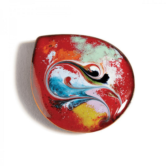 Meab Brooch Red 