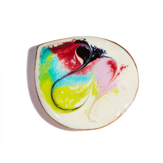 Meab Enamel Brooch