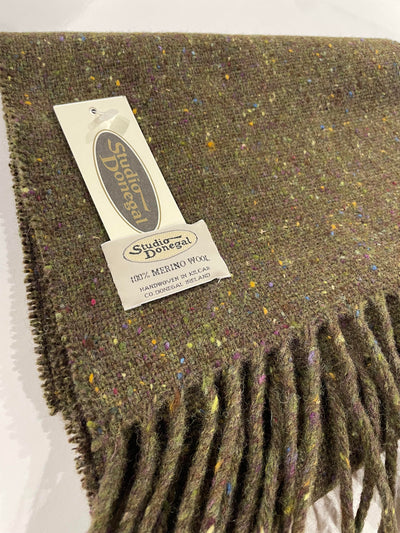 Studio Of Donegal Hand Woven Merino Wool Scarf