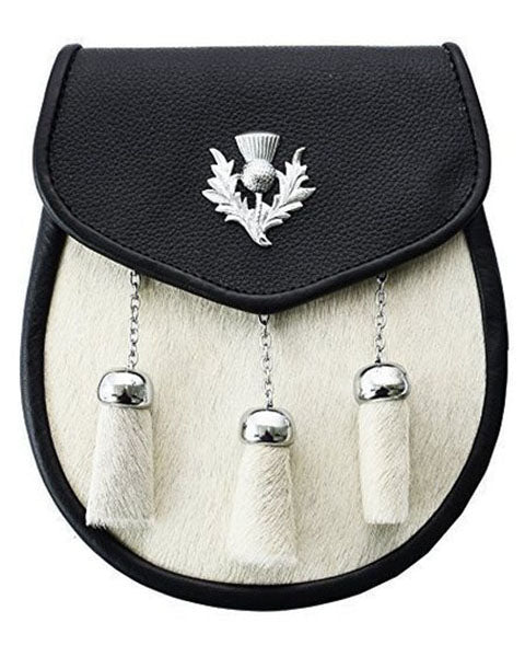 Leather Sporran THISTLE